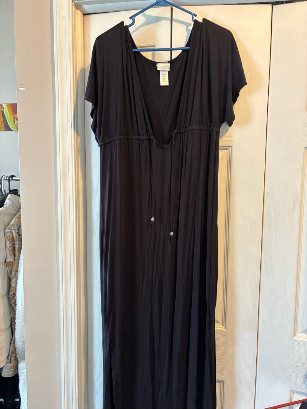 Dotti Black V-Neck Maxi Dress